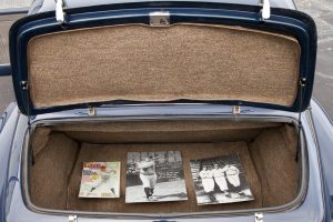 Lonnie is a huge baseball fan and has quite the collection of memorabilia. The carpeting in the trunk is a nice touch.